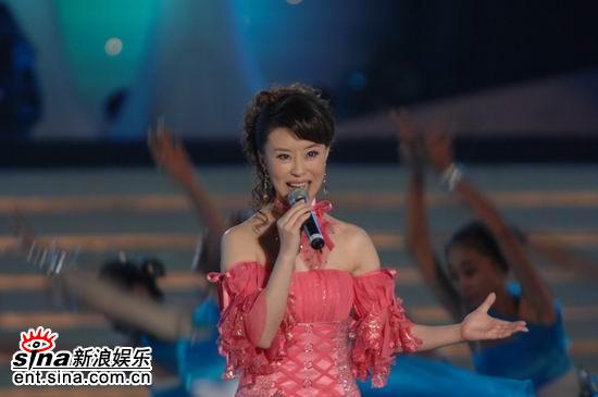 图文:2006央视中秋晚会--王丽达演唱《大地之