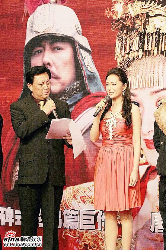 图文：《贞观长歌》媒体见面会--唐国强和张澜澜