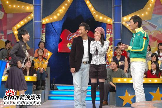 图文：孙俪邓超做客《超级访问》--现场欢声笑语