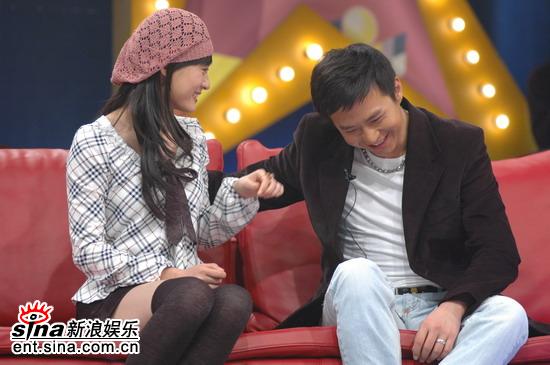 图文：孙俪邓超做客《超级访问》--默契的情侣