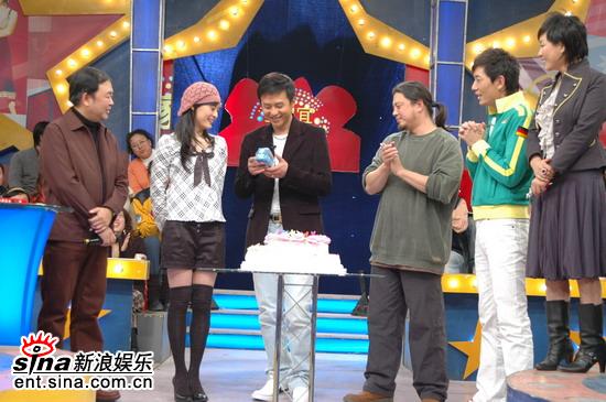 图文：孙俪邓超做客《超级访问》--收获礼物