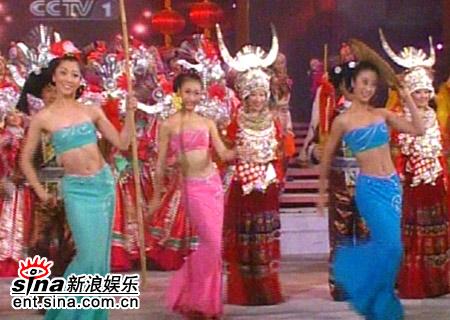 图文：2007年央视春晚各民族舞--三个傣族姑娘