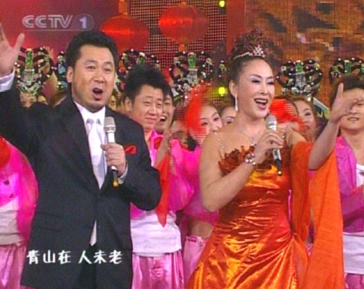图文:2007央视春节晚会--尾声《难忘今宵》