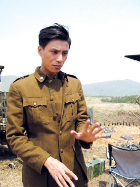 马彧摄《理发师》南京汤山开拍第二天,主演陈坤终于露面.