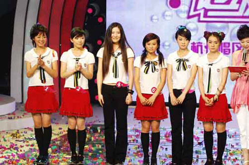 2006超级女声杭州唱区5强诞生 唐笑直接晋级