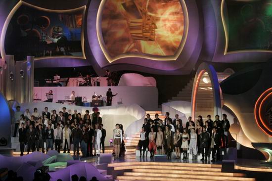 组图:2004年度TVB十大劲歌金曲颁奖典礼现场