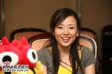 图文：超女成都10强做客新浪--熊文开怀大笑