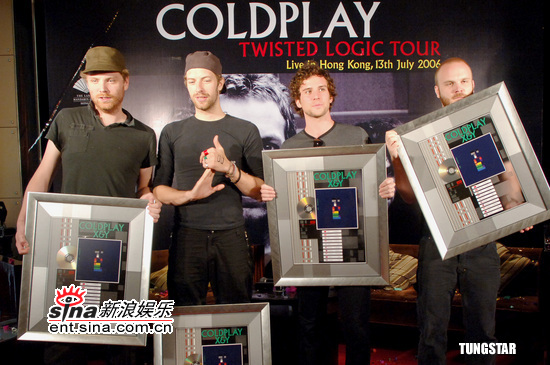 组图:COLDPLAY香港演唱会新闻发布会现场