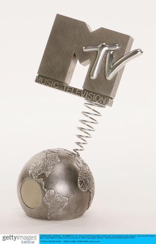 图文:2006MTV欧洲音乐奖--别致奖杯