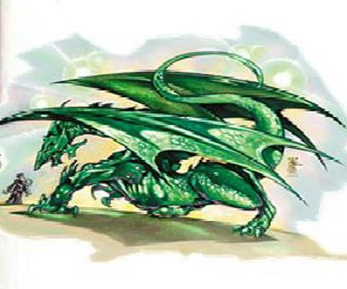 龙与地下城巨龙介绍篇:宝石龙-翡翠龙