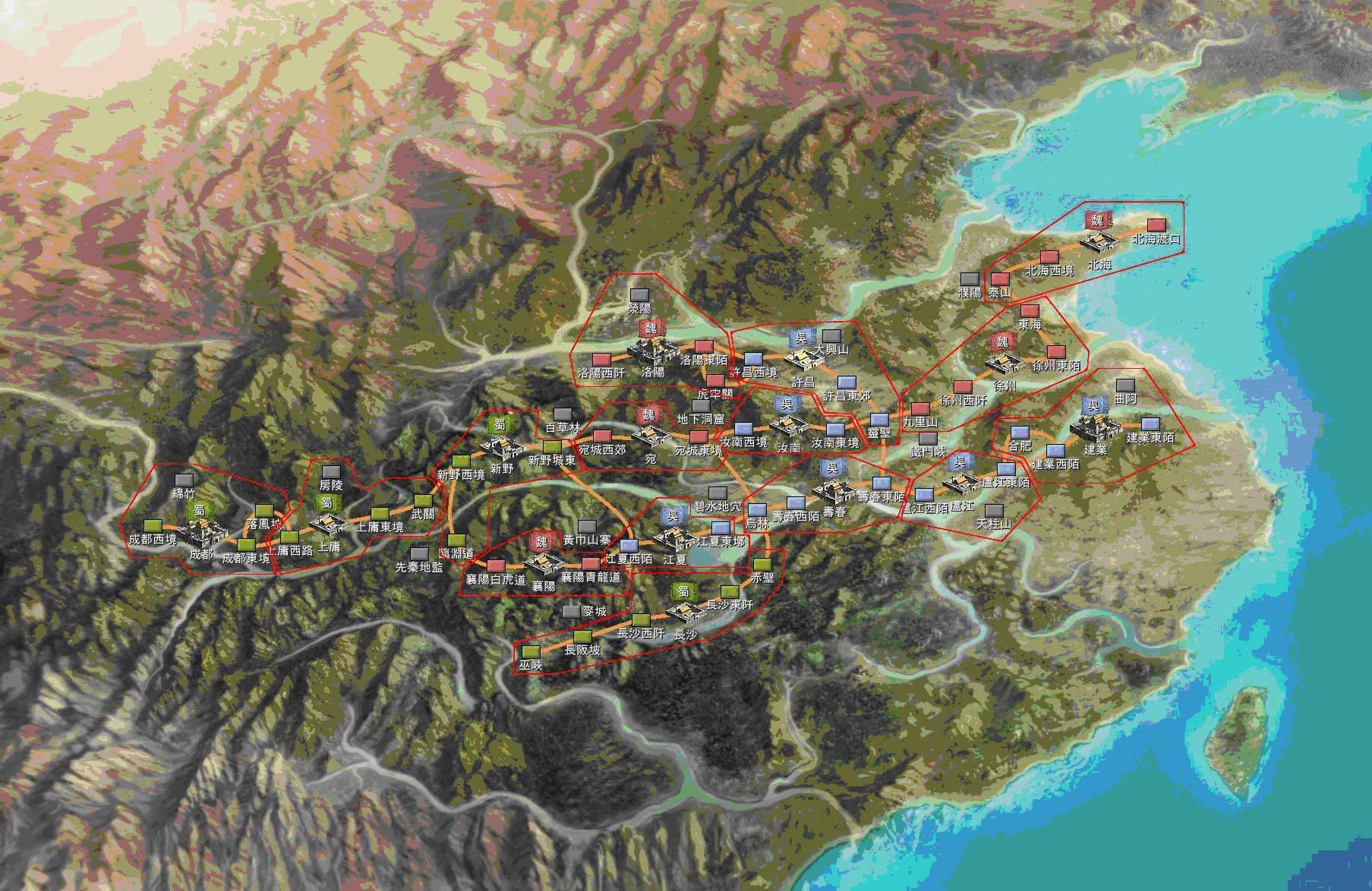 《三国群英传ol》游戏地图(2)