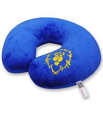 魔兽世界 联盟版 经典蓝色 U型枕