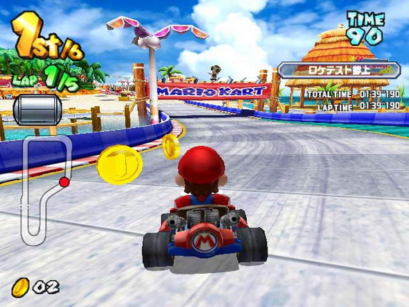 《马里奥赛车arcade gp》游戏画面(1)