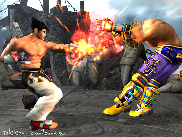 《铁拳5(tekken 5,包含了家用版特有的"故事模式"以及沿袭自街机