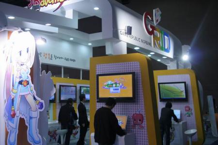 新浪游戏_图文:GStar韩国游戏展Grid展台