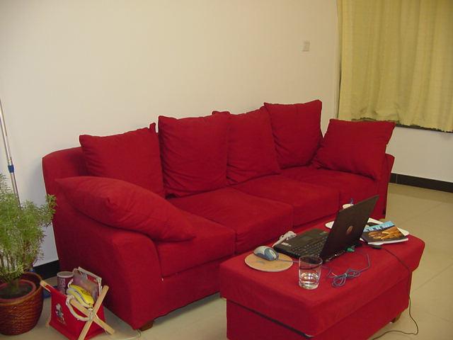 作品名称:客厅沙发+大红沙发