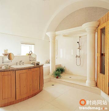 组图:女设计师中西合璧的唯美之家--洗手间