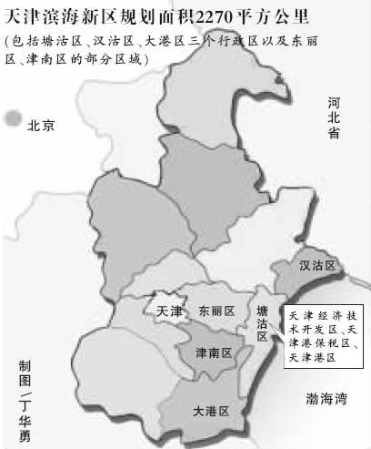 滨海新区规划图