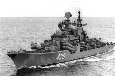 图片:俄罗斯海军现代级导弹驱逐舰(四)