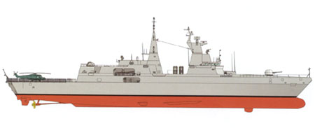 南非海军meko a200 san型防空护卫舰结构图