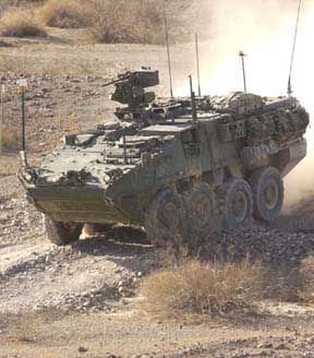 通用动力公司获得斯特赖克轮式装甲车相关合同