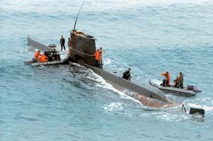 韩军方称朝鲜潜艇越境渗透韩方进行大规模搜索