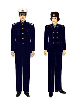 中央军委批准新式面料士兵常服配发部队(组图)