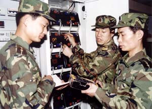 信息化建设兵专家北京军区某通信总站十连(图)