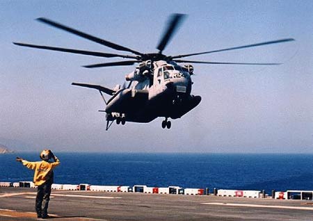 资料图片：CH-53海上种马重型运输直升机(4)