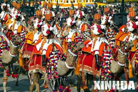 组图：印度首都庆祝共和国日