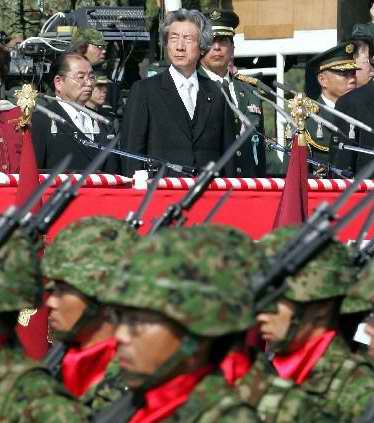 小泉表示日本将部署反恐部队提高快速反应能力