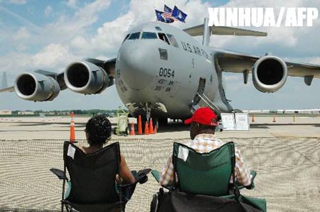 组图：美国安德鲁斯空军基地举办开放日活动