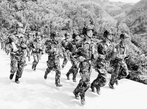 组图：浙江省仙居县举行国防动员应急预案演练