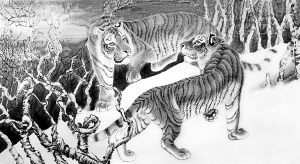 军营走出来的"画虎人"(图)