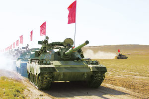 北剑-2005军演在北京军区某基地举行(图)