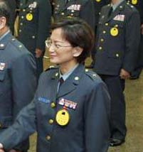 台湾军方第一位兵科女少将柴惠珍受瞩目(图)