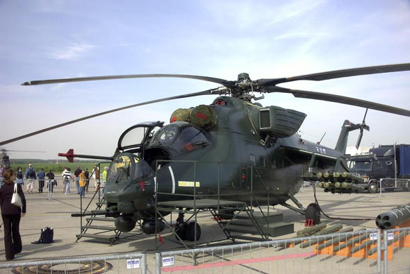俄制米-35m攻击直升机