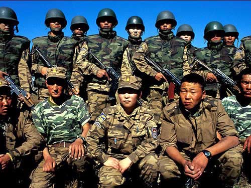 美日邀15国在蒙古练兵台军努力争取参加(图)