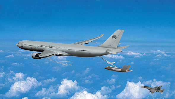 澳大利亚空军首架A330加油运输机下线(附图)