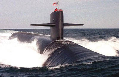 美国海军第二艘巡航导弹核潜艇改装后入役(图)