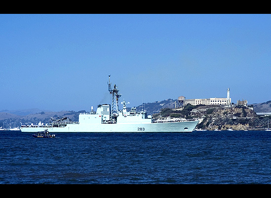 蓝色魅力：中国军迷亲身感受美国海军节(组图)