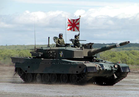 图文：日本90式主战坦克