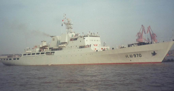 图文：中国海军970号综合试验舰