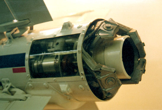 图文：R-73LE导弹尾喷口特写