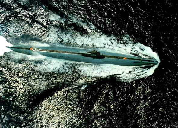 图文:中国海军361号常规潜艇
