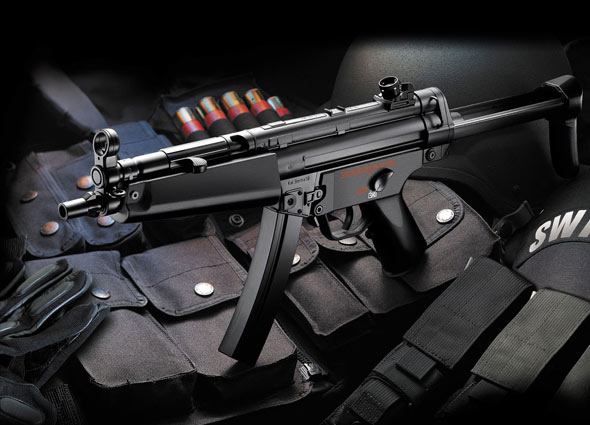图文:德国HK公司MP5A5型冲锋枪
