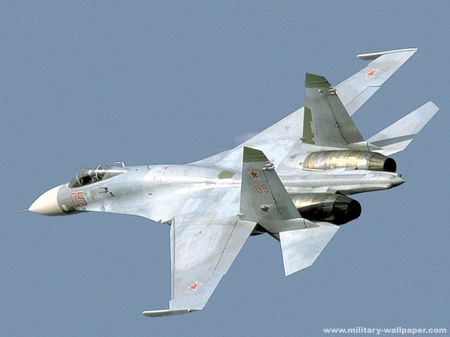 图文：俄罗斯苏27战机