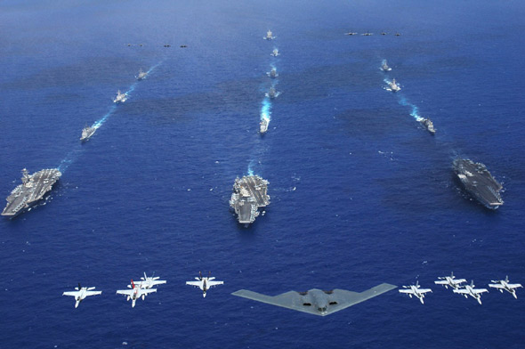 美国企图联合全球海上力量打造“千舰海军”