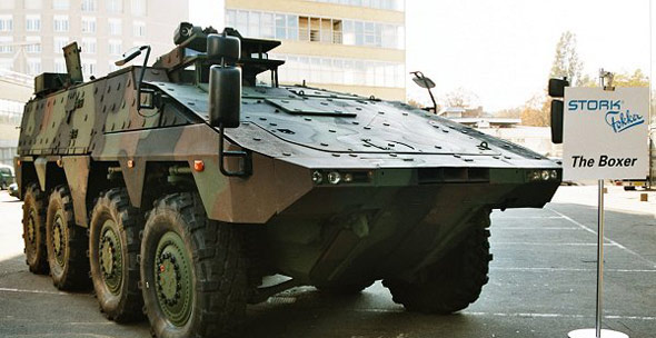德国与荷兰共同研制的拳击手装甲车