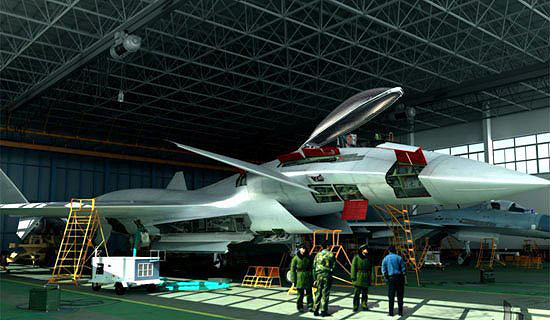 图文：生产中的中国第四代战斗机CG作品想像图